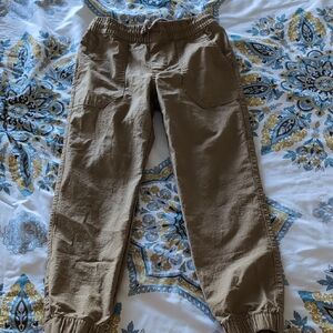 Kids Casual Tan Jogger Pants